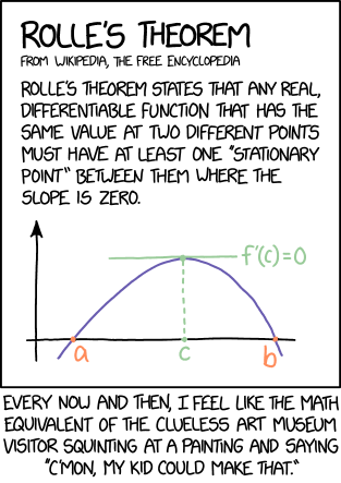 Rolle's Theorem Rolle's Theorem