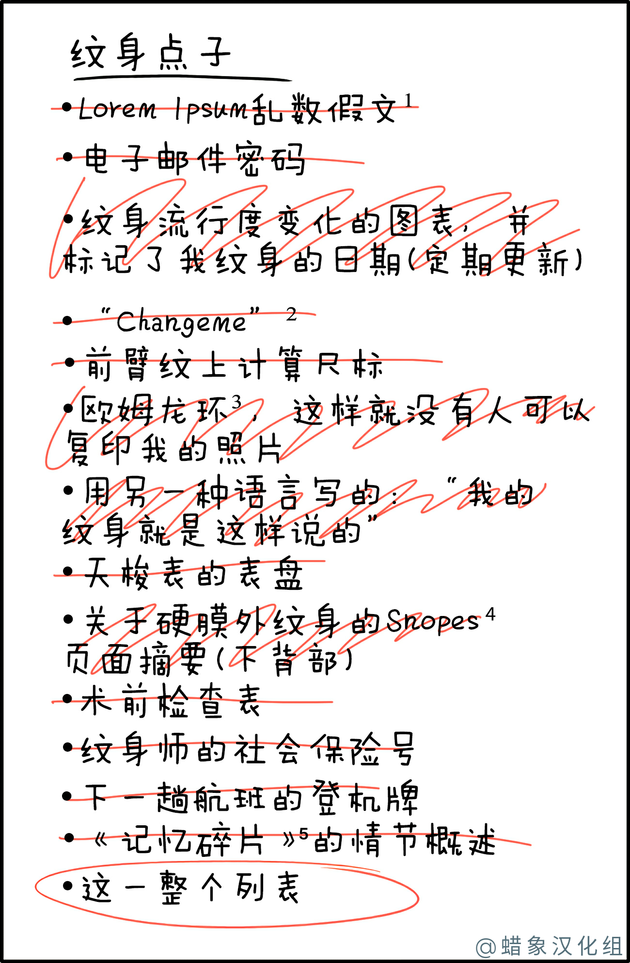 纹身点子 纹身点子